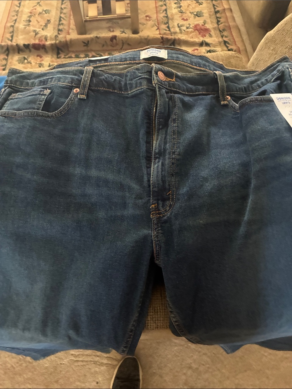 Denizen from Levi's Men’s Dark Blue Relaxed Jeans
